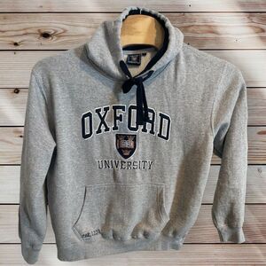 Oxford University‎ Hoodie Size Medium Gray Pull Over
